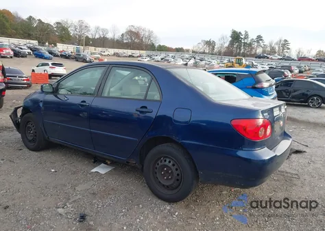 2008 Toyota Corolla Le z USA, uszkodzony, nr VIN 2T1BR32E68C857983